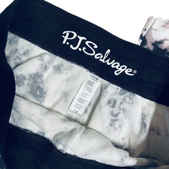 Black And White Tie-dye Sweat Pants - Picture 4 of 7